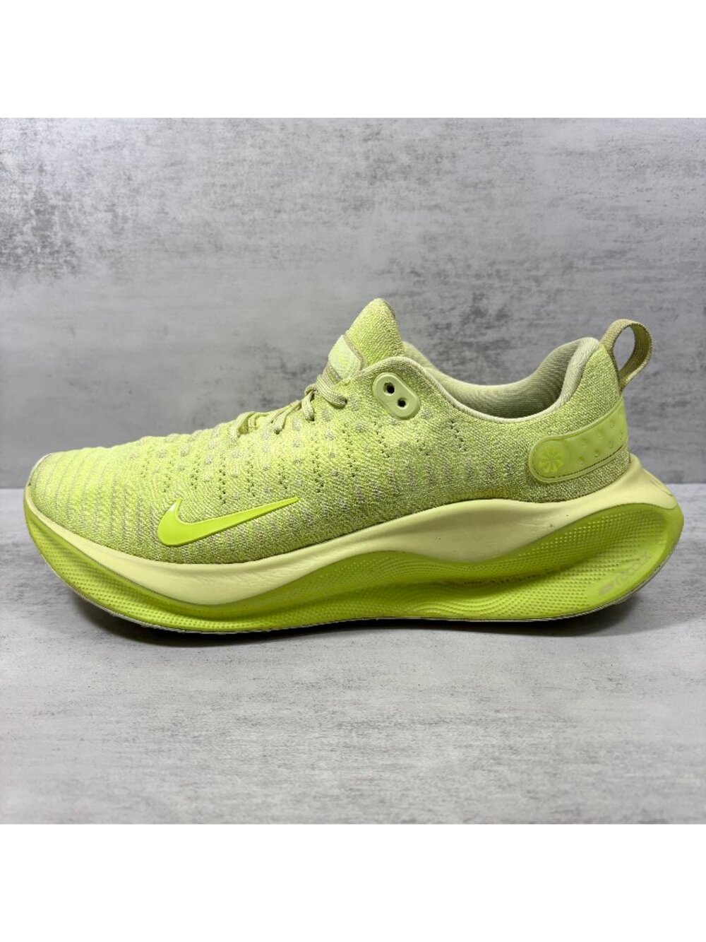 Nike ReactX Infinity Run 4 Running Shoes - Men's Size 11 - Volt Yellow